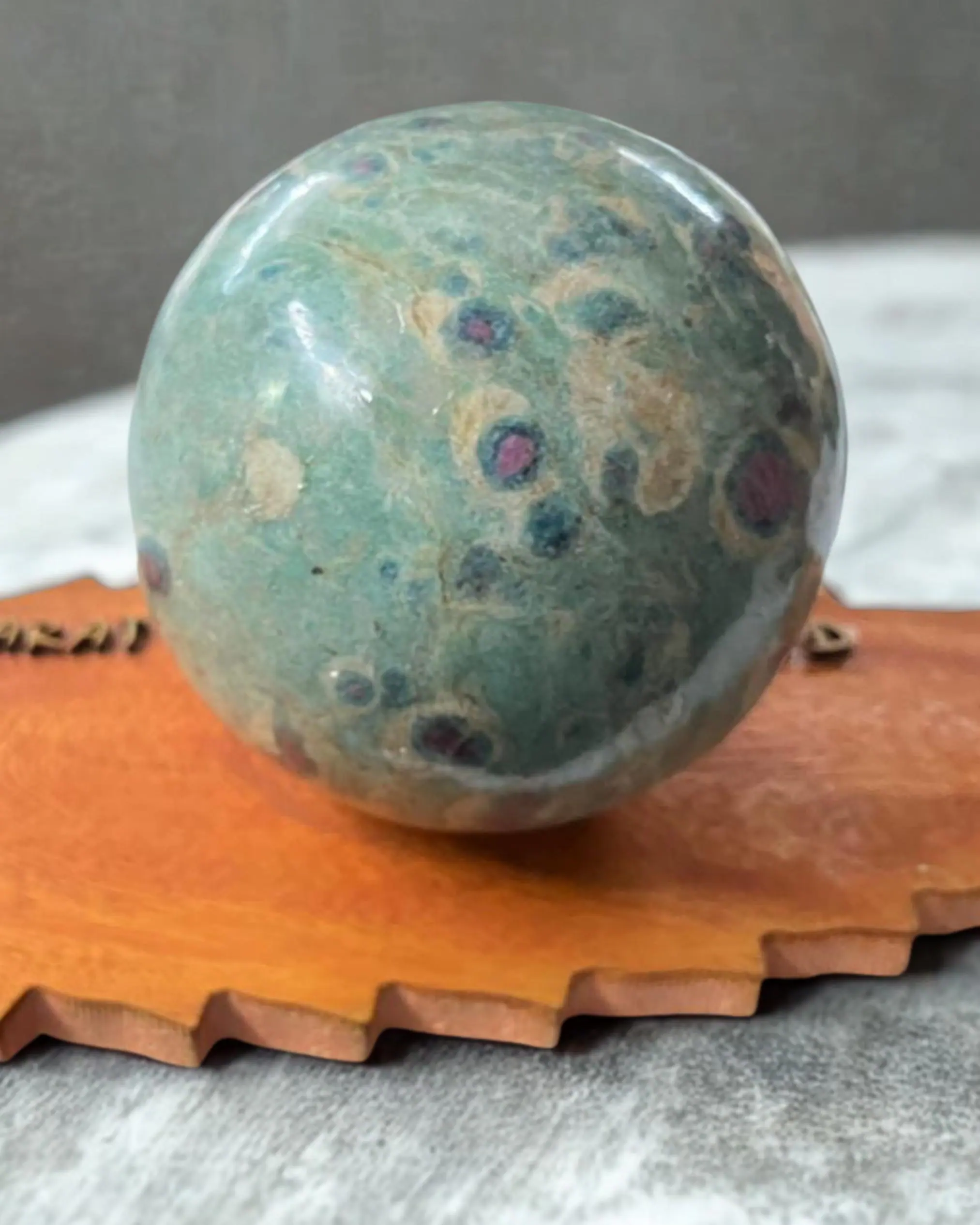 Natural Ruby Zoisite Crystal | Stone for Healing, Balance & Creativity | Meditation