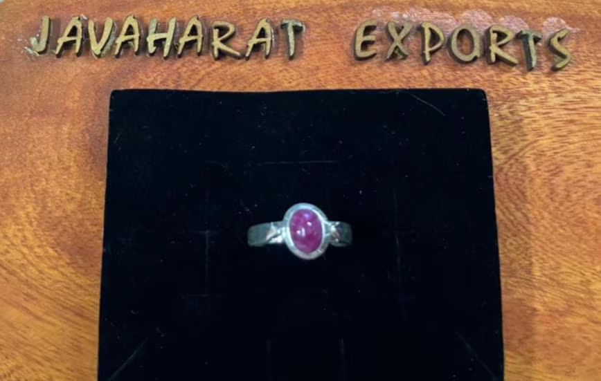 Natural Ruby Ring in 925 Sterling Silver | July Birthstone | Dainty Handmade Ruby Jewelry