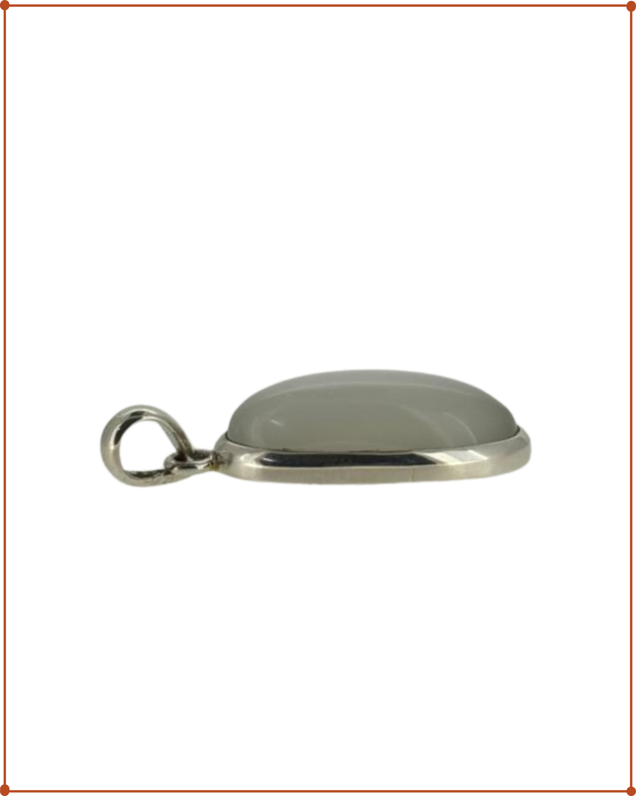 Moonstone Pendant in 925 Sterling Silver | Handmade Gemstone Jewelry