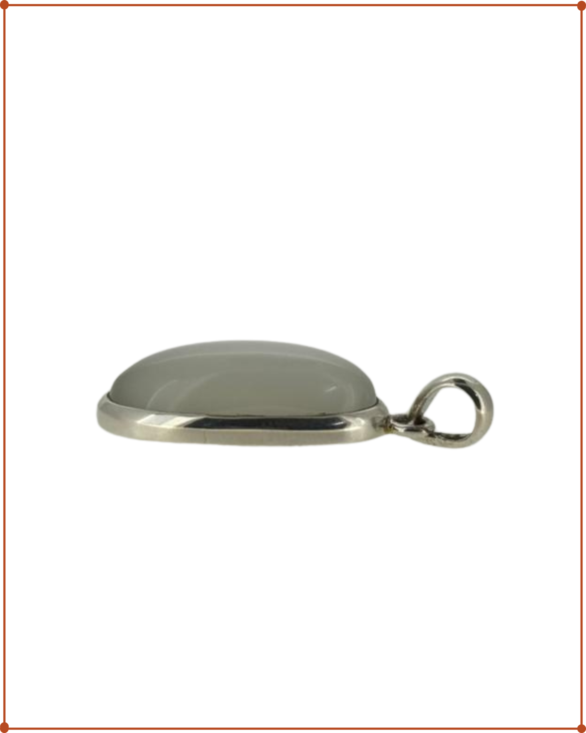 Moonstone Pendant in 925 Sterling Silver | Handmade Gemstone Jewelry