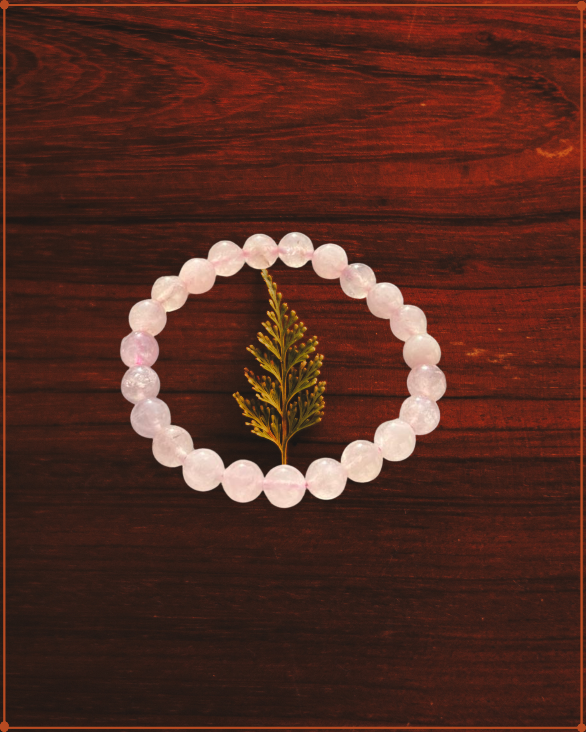 Rose Quartz Bracelet for Love & Healing | Natural Crystal Beaded Bracelet
