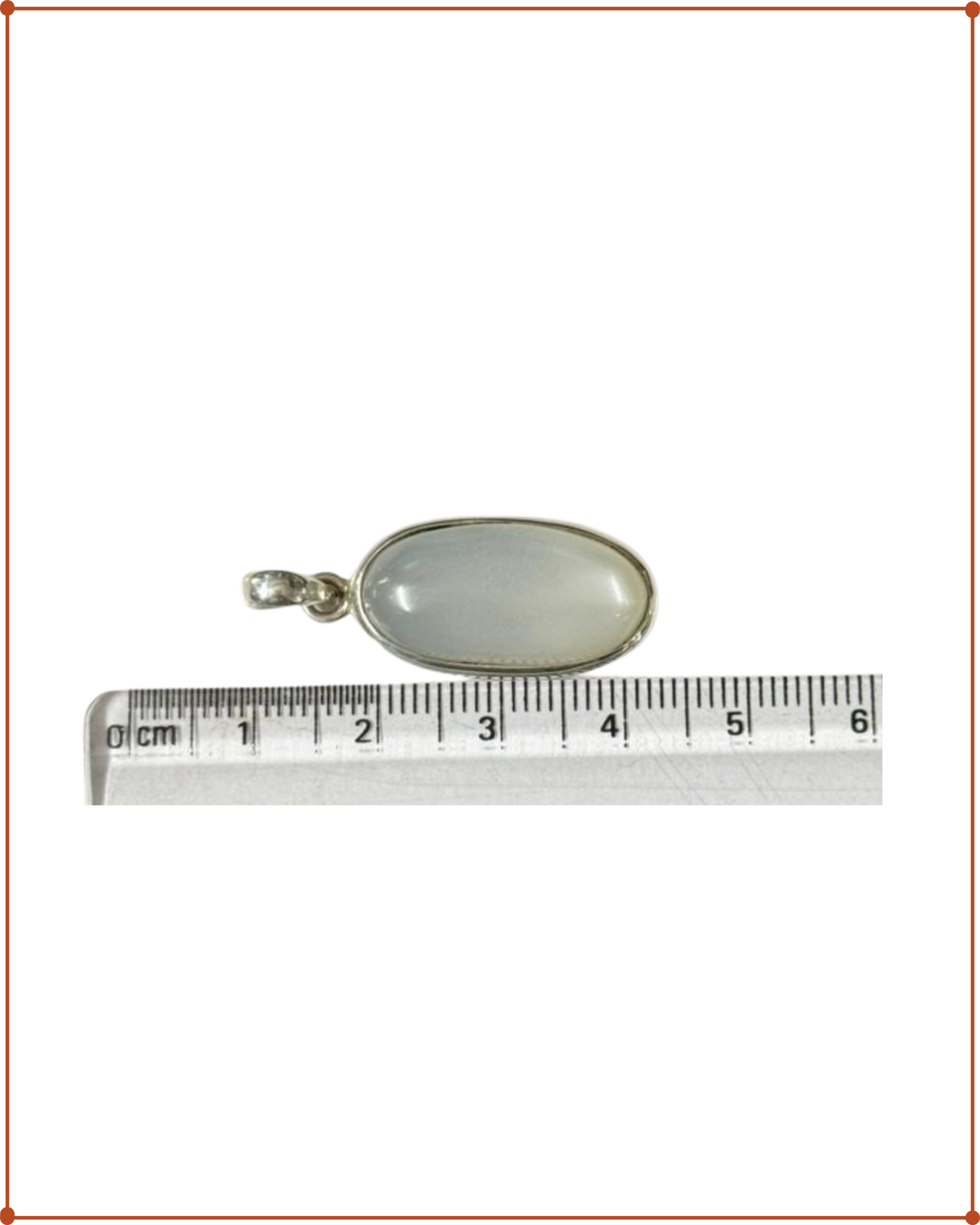 Moonstone Pendant in 925 Sterling Silver | Handmade Gemstone Jewelry