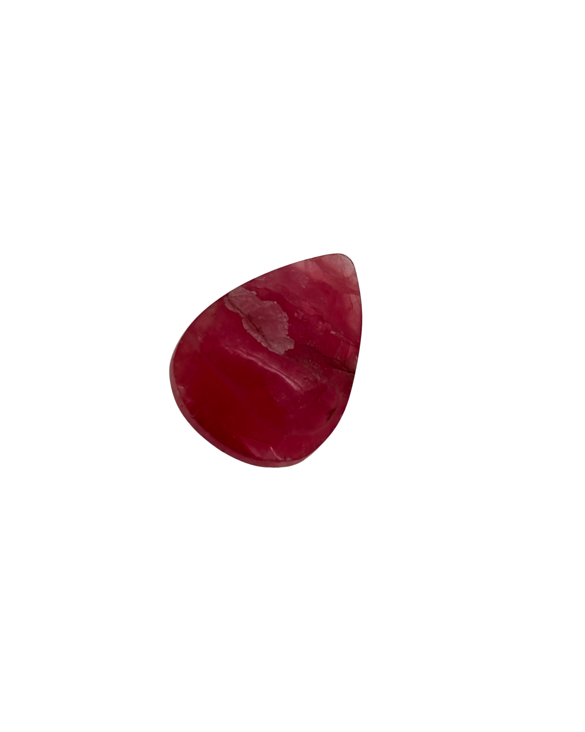 Natural Rhodochrosite Cabochon Gemstone – 33.40 Ct Pink Banded Stone, 28 × 20 × 7 mm – Polished Loose Gem for Jewelry Making & Collection